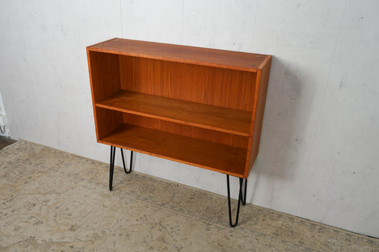 Vintage Bücherregal Teak dänisch 60er Mid Century Retro Vintagebraun