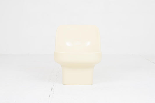 Vintage armchair FC 2001 by Douglas Deeds and Barry Rosengrants in green beige