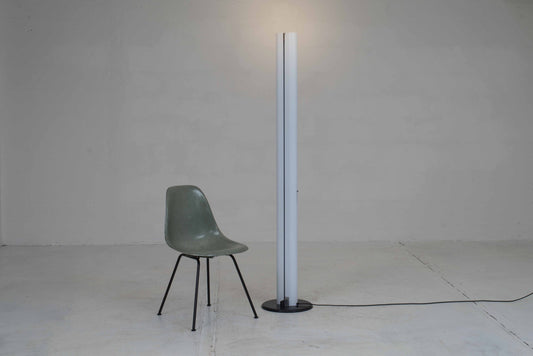 Vintage Megaron Stehleuchte von Gianfranco Frattini für Artemide weiß
