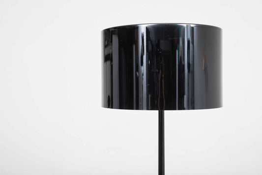 Vintage floor lamp Spun Light by Sebastian Wrong for Flos black