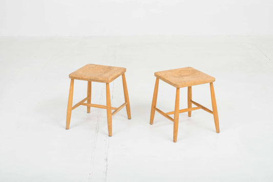 Vintage Hocker von Ilmari Tapiovaara für Hagafors 1950er Jahre