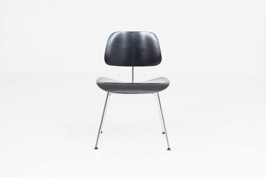 Vintage Stuhl DCM von Charles und Ray Eames für Herman Miller, Schwarz