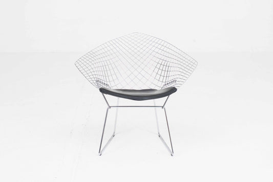 Vintage Sessel Diamond von Harry Bertoia für Knoll International Schwarz