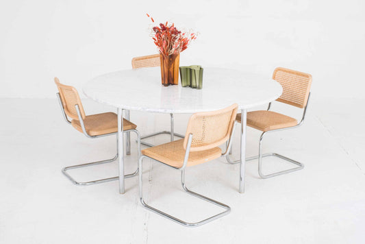 Vintage marble table by Kurt Thut for "House over Lake Geneva"