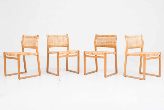 Chaise Lauritsen et Søn BM61 par Børge Mogensen Set de 4