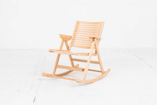 Rex Rocking Chair von Niko Kralj für Rex Kralj in Eiche