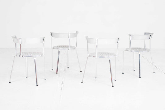 Seledue Alu4 Stuhl von Kurt Thut Set von 4