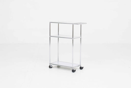 Vintage Tisch USM von Paul Schärer und Fritz Haller für USM Lichtgrau