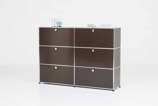 Vintage Kommode von USM in Braun