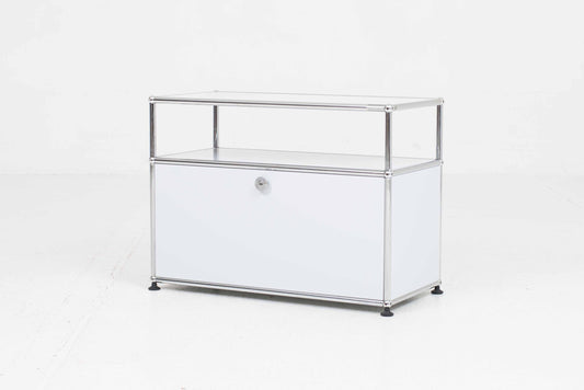 USM Haller Sideboard in Lichtgrau von Paul Schärer und Fritz Haller