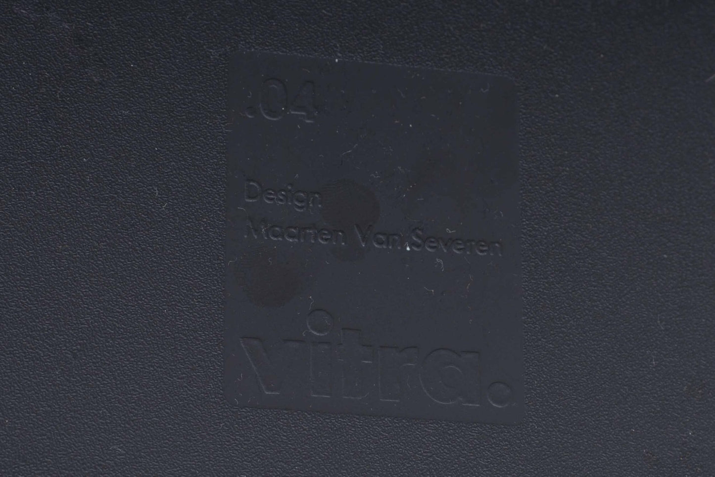 Vintage Bürostuhl .04 von Maarten Van Severen für Vitra mit Armlehnen in Schwarz