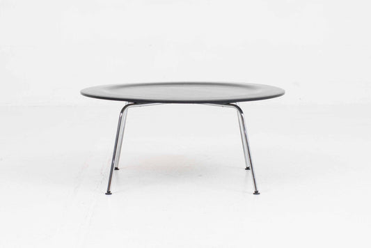 Vintage Couchtisch "CTM" von Charles und Ray Eames für Vitra in Schwarz