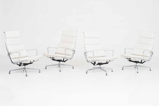 Vintage Sessel EA 222 Soft Pad von Charles und Ray Eames für Vitra