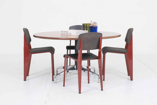 Vintage table by Charles Eames for Vitra in rosewood - Ø 140cm