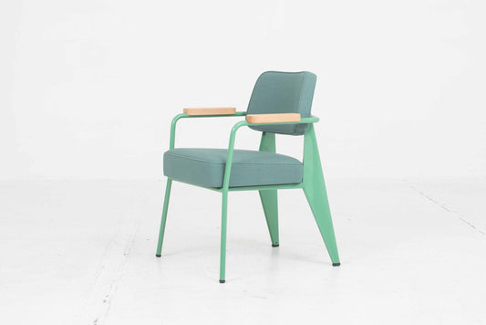 Vintage Fauteuil Direction by Jean Prouvé for Vitra Steel