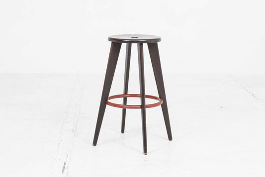 Vintage Tabouret Haut bar stool by Jean Prouvé for Vitra