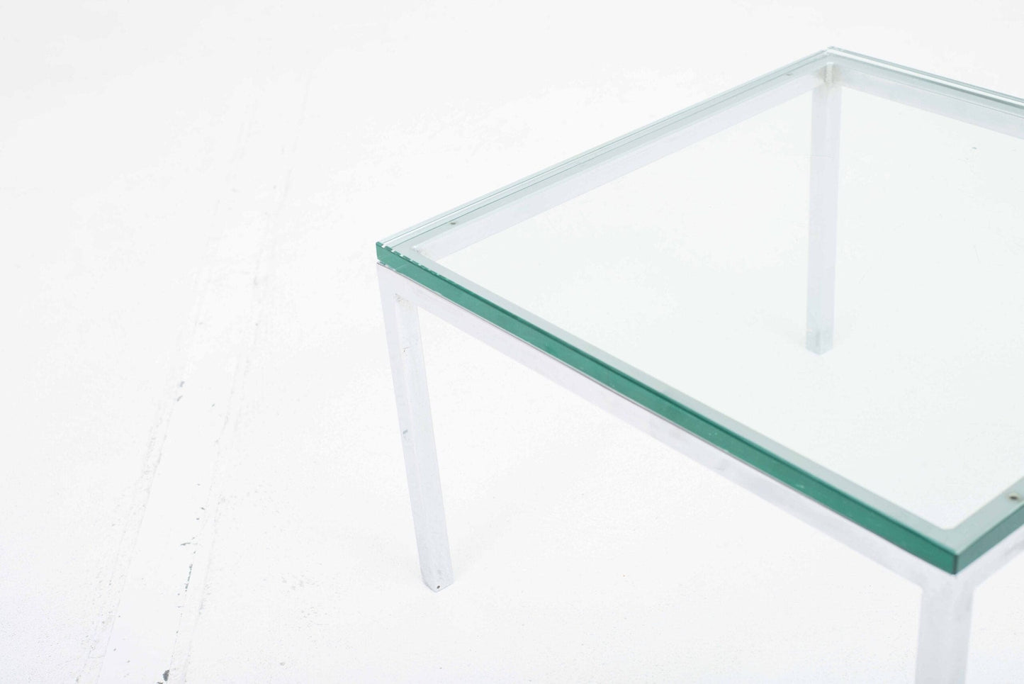 Vintage coffee table glass from Wohnbedarf 1960s