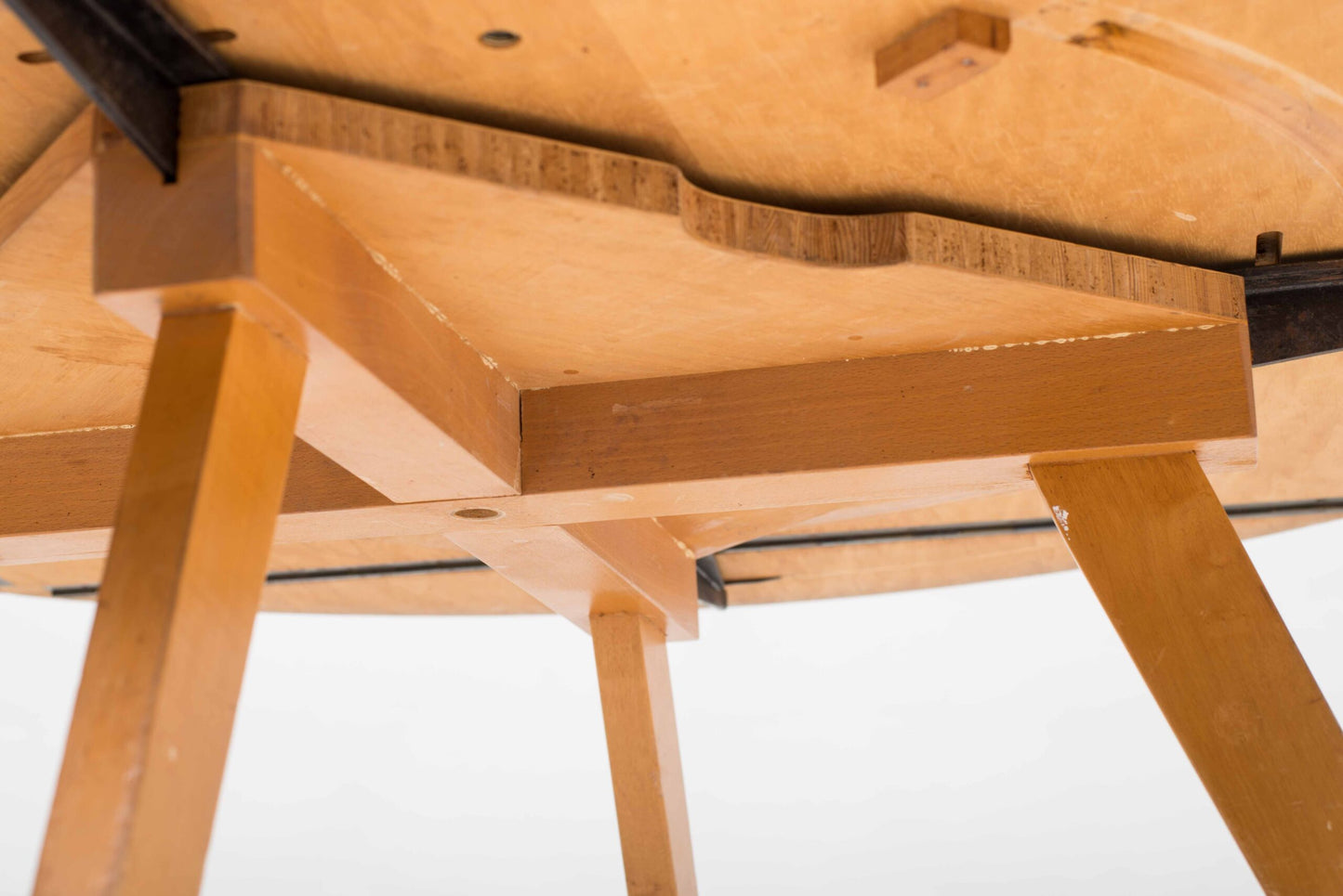 Vintage Esstisch Quadratrundtisch von Max Bill für Wohnbedarf/Horgenglarus