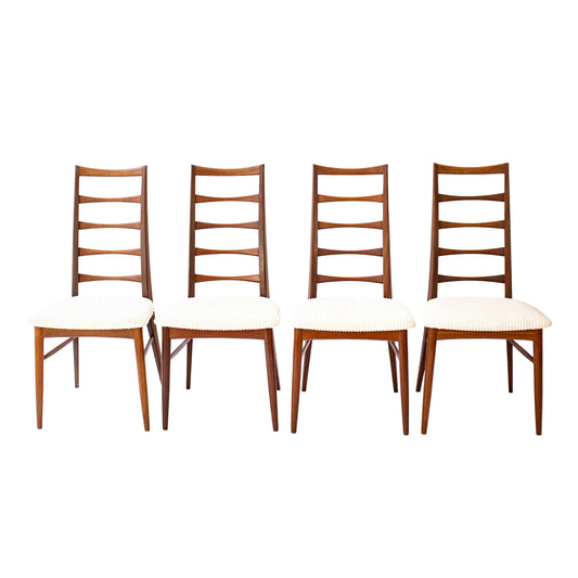 Set von 4 Vintage Stühle "Lis" von Niels Koefoed für Hornslet Møbelfabrik