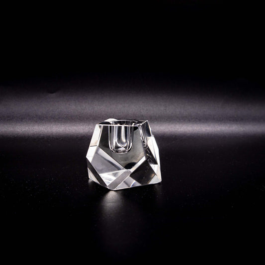 Vintage Kerzenständer facettiert klein