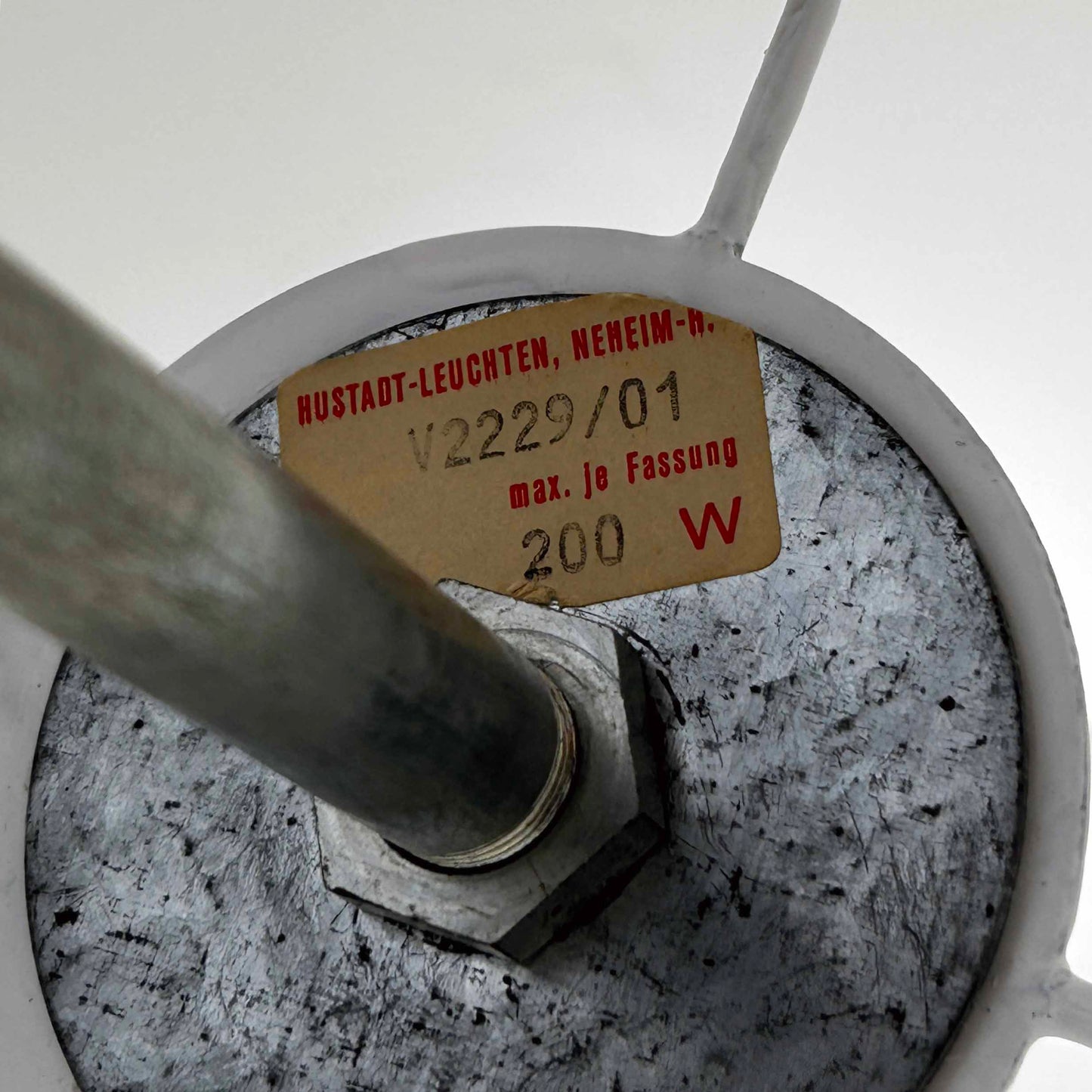 Vintage Bodenlampe Keramikfuß Space Age