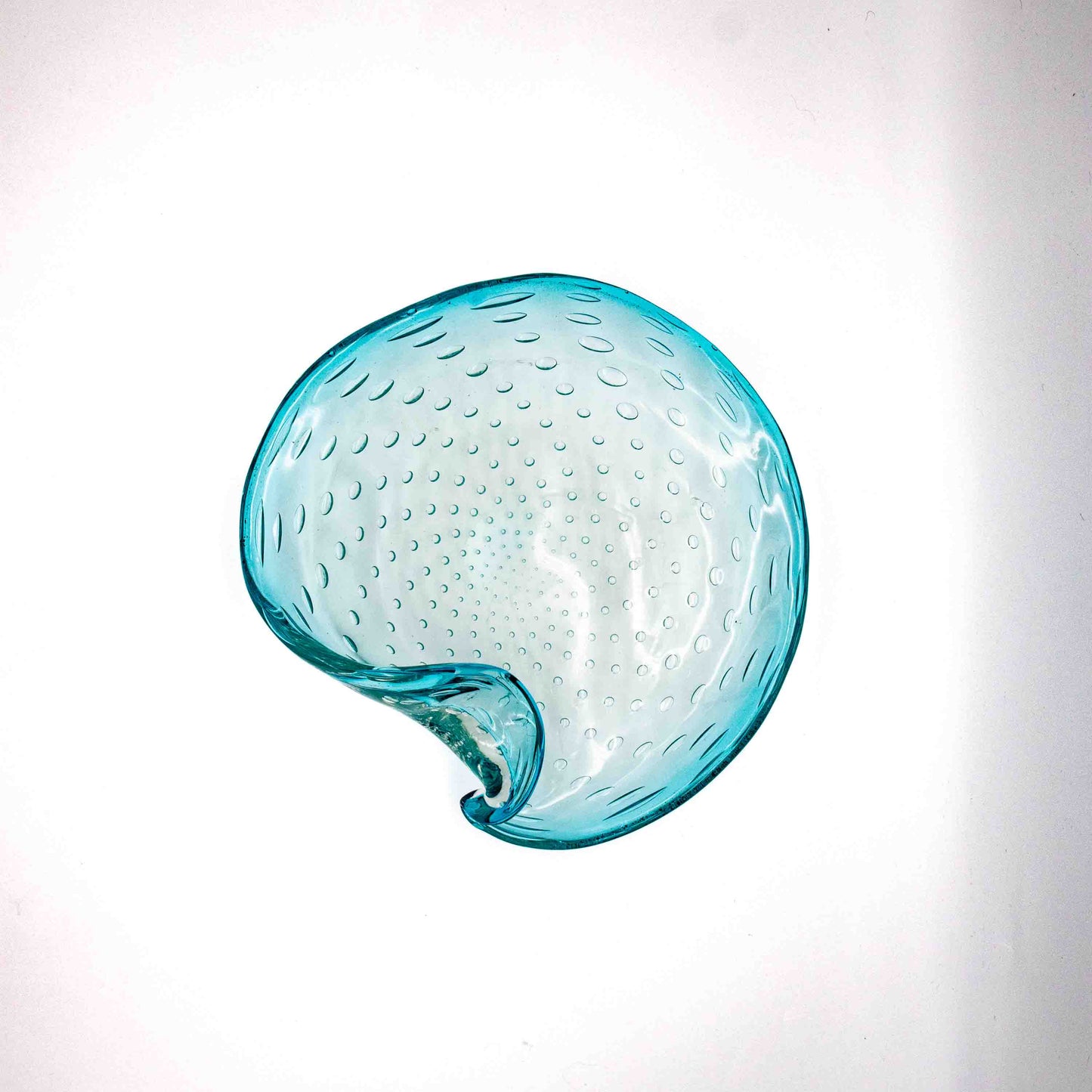 Vintage ashtray Bullicante turquoise