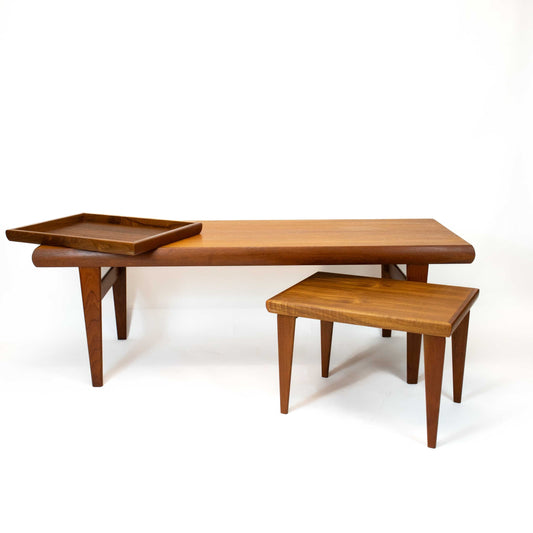 Vintage teak coffee table by Johannes Andersen for Trioh