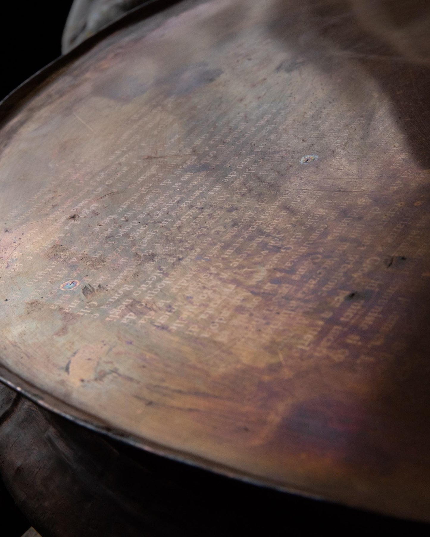 Vintage Kupferkessel Kupfer Patina Dekoration Kupfer