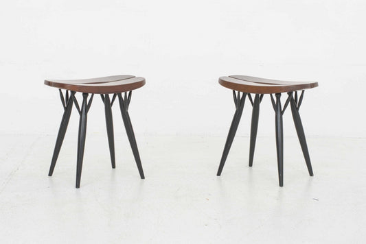 Vintage Pirkka stool by Ilmari Tapiovaara for Artek
