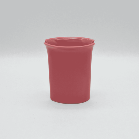 Vintage Vase dunkelrosa aus Steinzeug