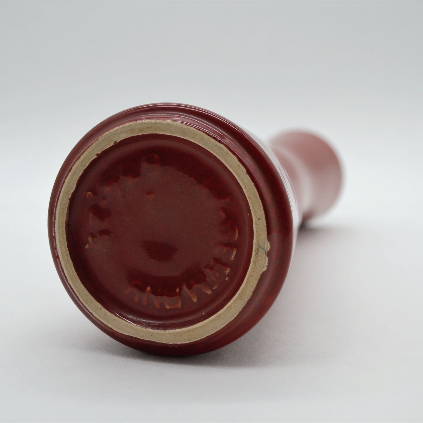 Vintage Vase Keramik rot