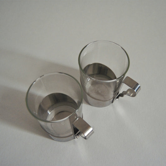 Set von 2 Vintage Teegläser von WMF