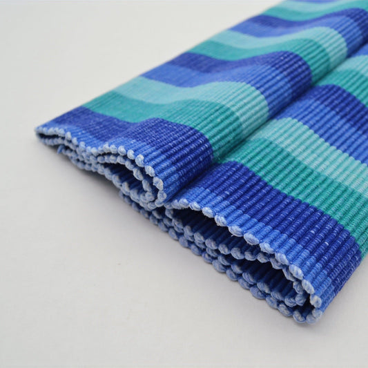 Vintage placemat blue/green set of 2