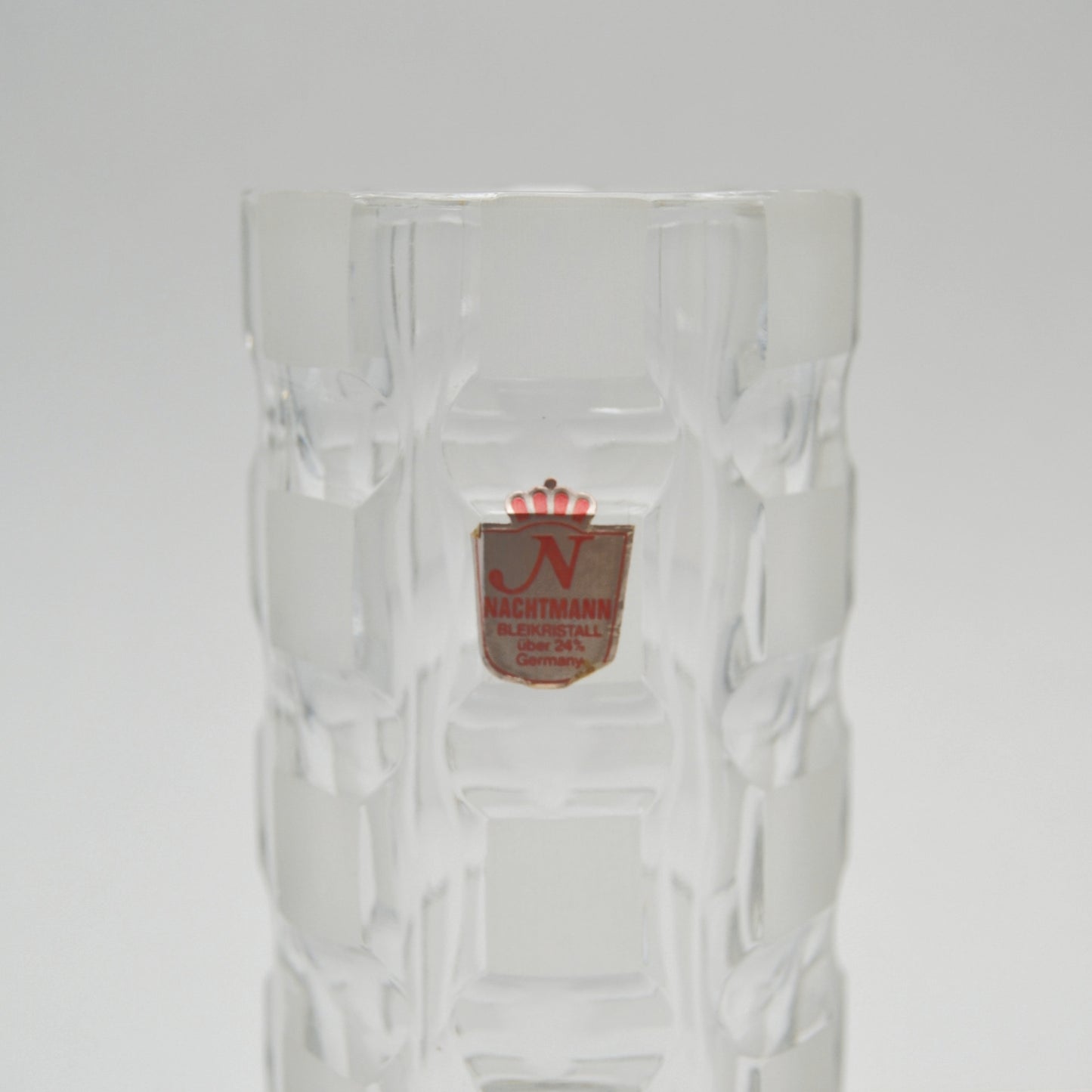 Vintage Bleikristallvase von Nachtmann