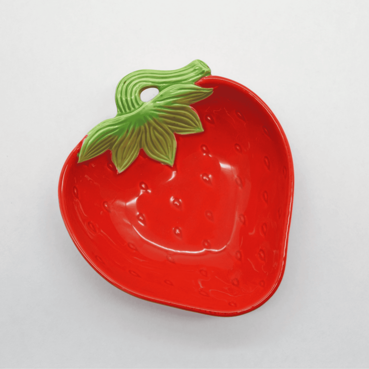 Vintage bowl of strawberries