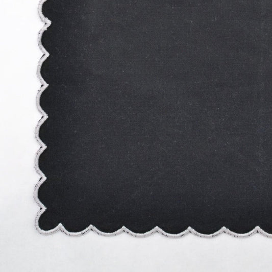 Napkin black set of 6