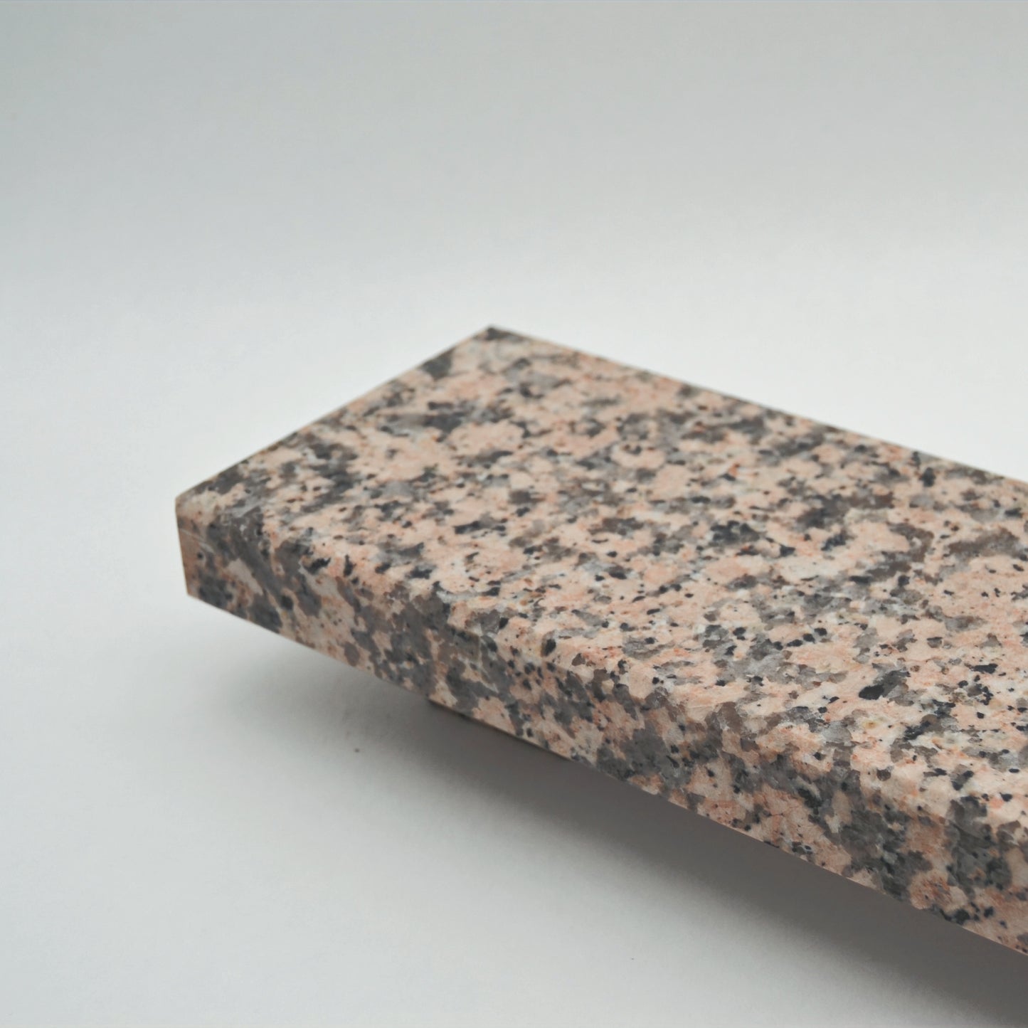 Vintage serving plate natural stone Rosa Porino pink, gray, black