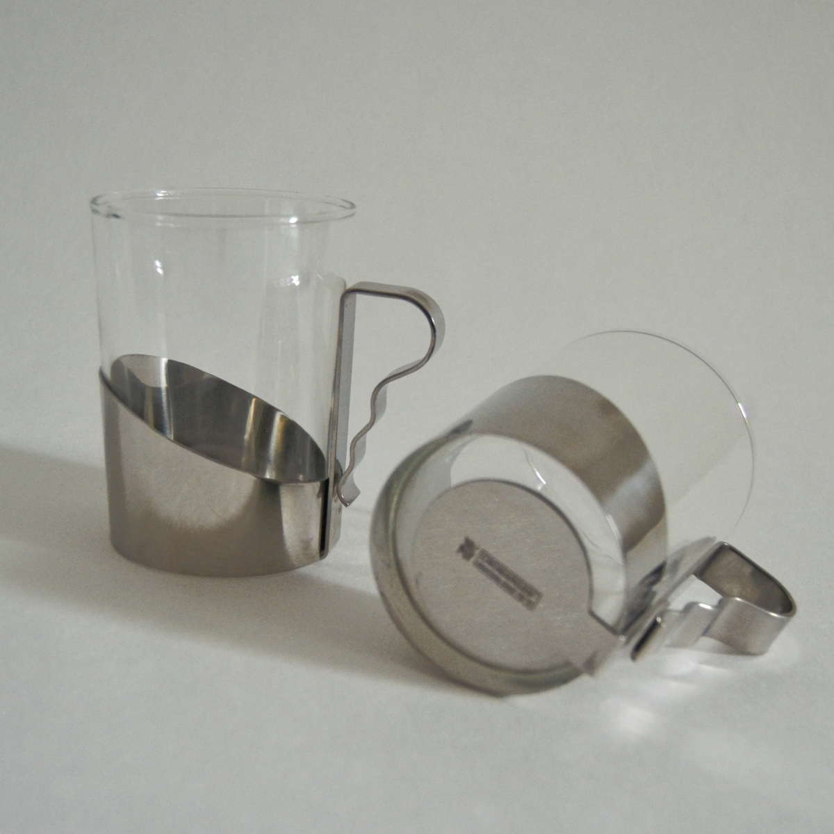 Set von 2 Vintage Teegläser von WMF