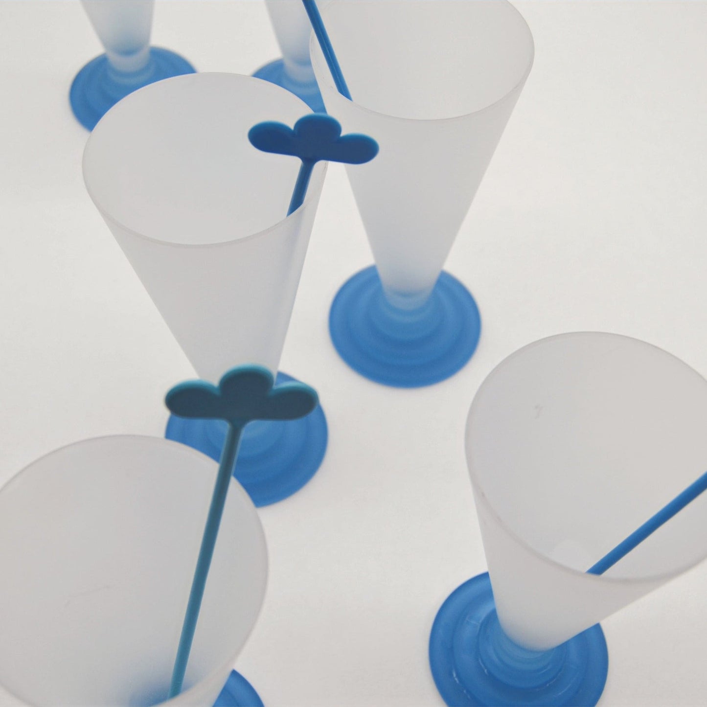 Coupe à glace/cocktail vintage Leonardo JOY bleu clair Lot de 6