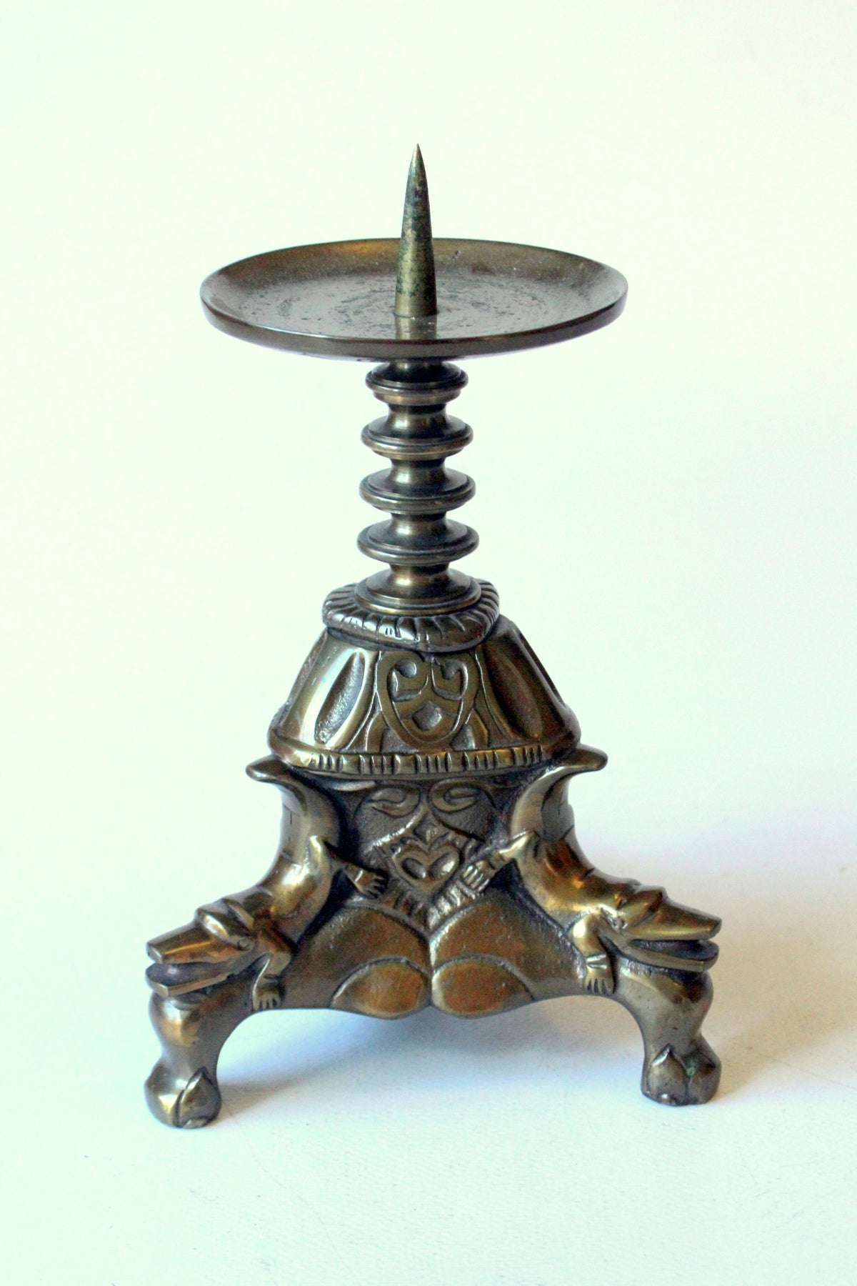 Vintage Kerzenleuchter aus Bronze, Mid-Century Modern 1960er