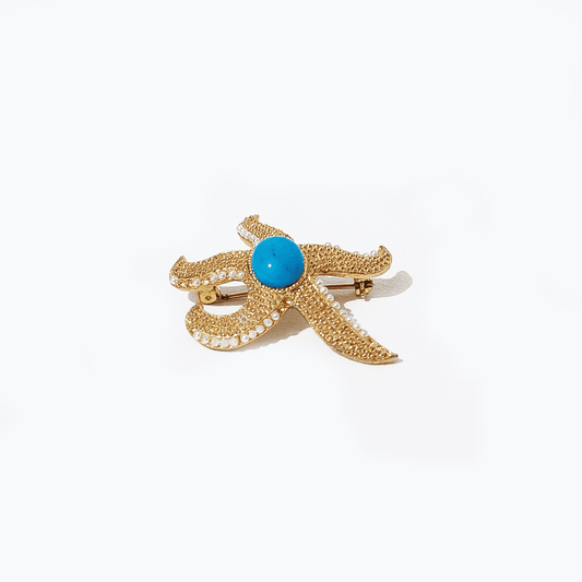 Vintage starfish brooch by for Doré and Blau