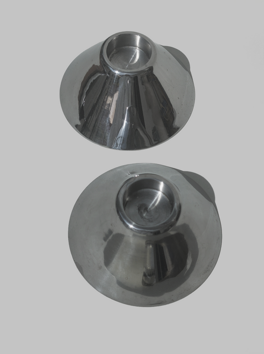 Vintage Kerzenhalter Set von 2