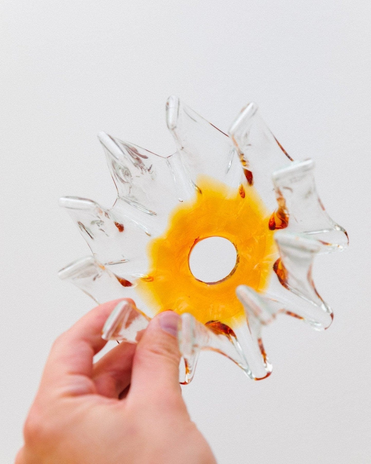 Lustre vintage en forme de fleur de Murano par Carlo Nason pour Mazzega Hollywood Regency années 1970