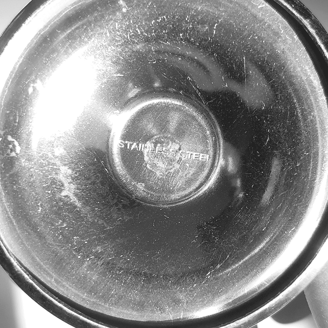 Vintage dessert bowl silver inox set of 6