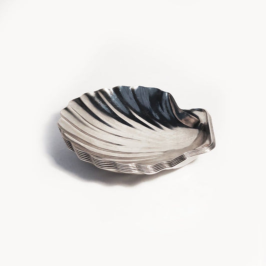 Vintage Coupelle Coquillages Silver Stainless Steel Set of 6