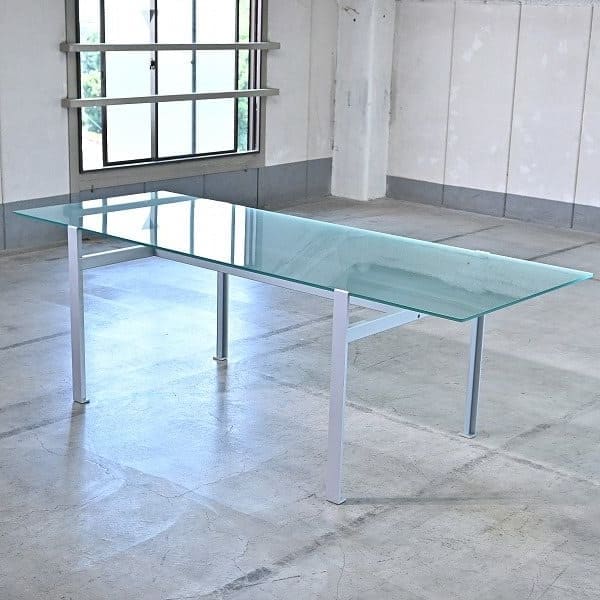 Vintage Esstisch EIFFEL von Piero Lissoni für Fiam Italia Glas