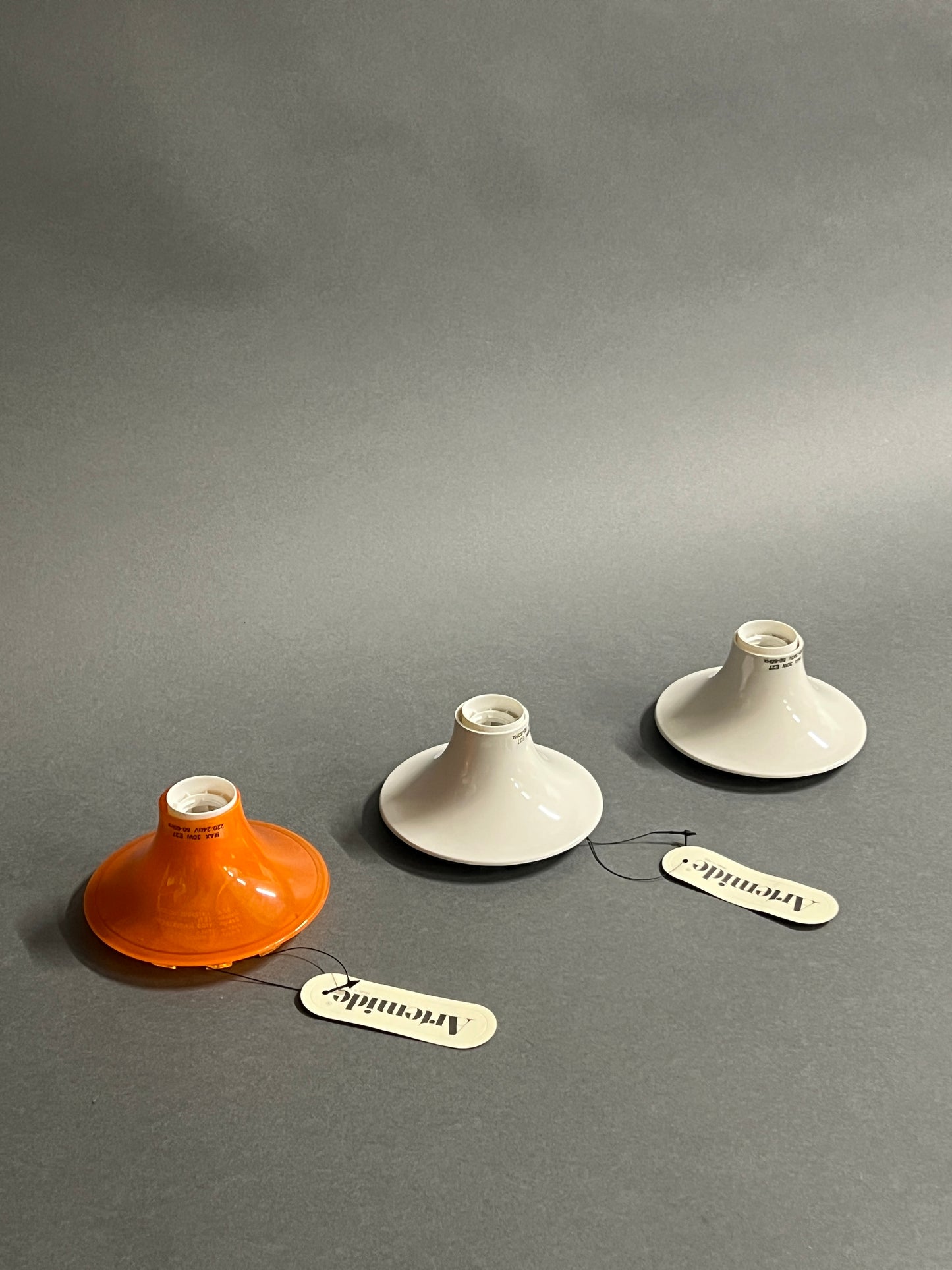 Teti wall/ceiling light by Artemide - orange