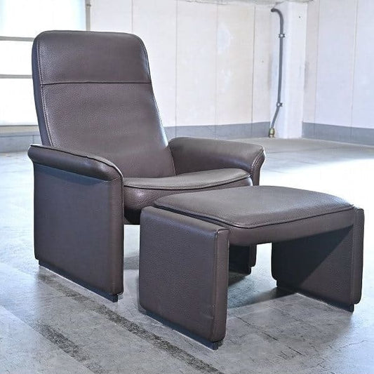 Vintage Sessel DS-50 mit Hocker von de Sede