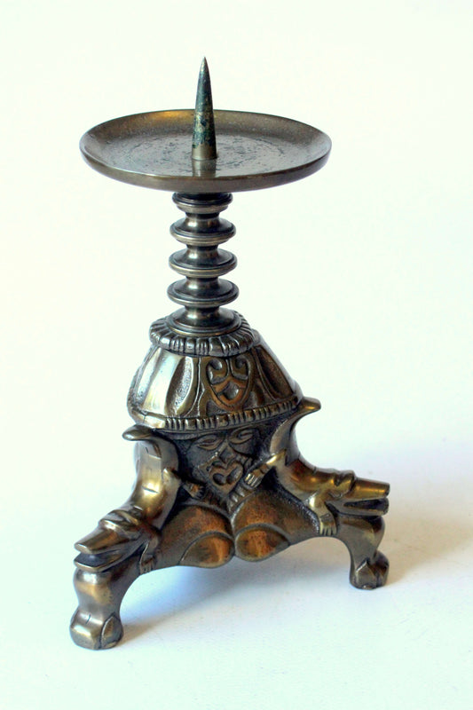 Vintage Kerzenleuchter aus Bronze, Mid-Century Modern 1960er