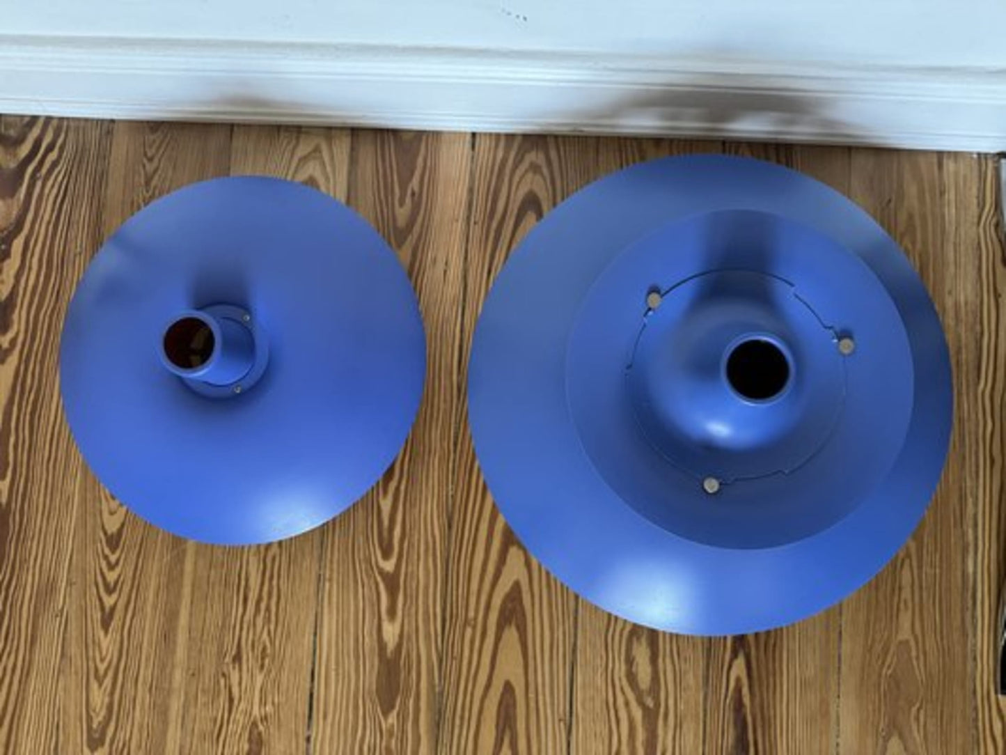 Vintage Pendelleuchte PH5 von Poul Henningsen für Louis Poulsen blau